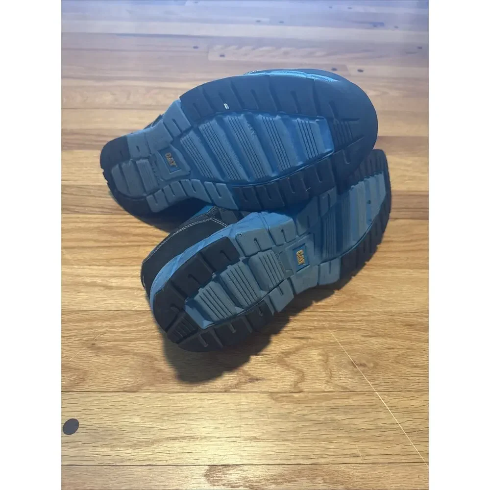 CAT Chromatic Composite Toe Work Shoes Womens 13 Blue EH Slip Resistant P90691